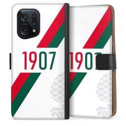 Sideflip mit langer Lasche schwarz