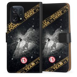 Sideflip mit langer Lasche schwarz