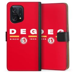 Sideflip mit langer Lasche schwarz