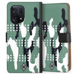 Sideflip mit langer Lasche schwarz