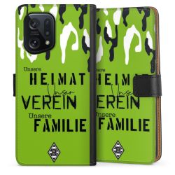 Sideflip mit langer Lasche schwarz