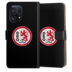 Sideflip mit langer Lasche schwarz