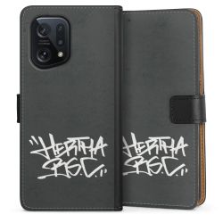 Sideflip mit langer Lasche schwarz