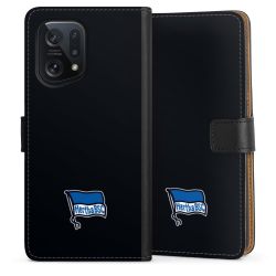 Sideflip mit langer Lasche schwarz