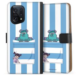 Sideflip mit langer Lasche schwarz