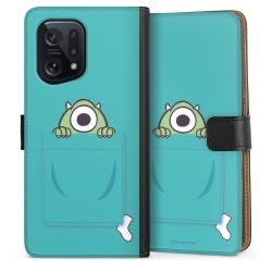 Sideflip mit langer Lasche schwarz