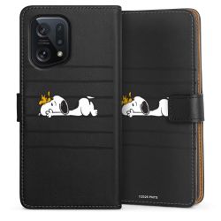 Sideflip mit langer Lasche schwarz