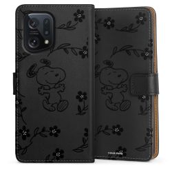 Sideflip mit langer Lasche schwarz