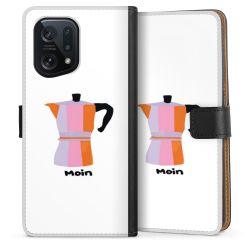 Sideflip mit langer Lasche schwarz