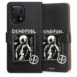 Sideflip mit langer Lasche schwarz