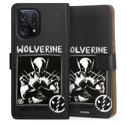 Sideflip mit langer Lasche schwarz