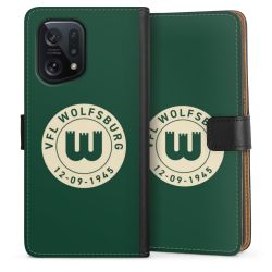 Sideflip mit langer Lasche schwarz