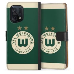 Sideflip mit langer Lasche schwarz