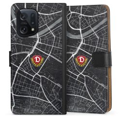 Sideflip mit langer Lasche schwarz