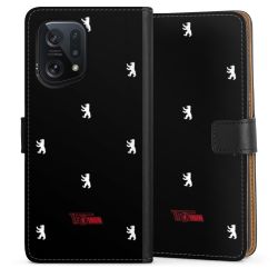 Sideflip mit langer Lasche schwarz