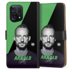 Sideflip mit langer Lasche schwarz