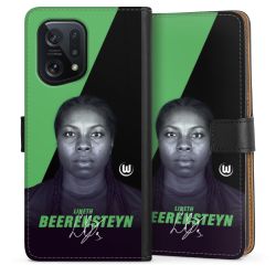 Sideflip mit langer Lasche schwarz