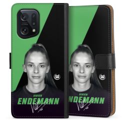 Sideflip mit langer Lasche schwarz