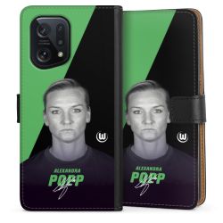 Sideflip mit langer Lasche schwarz