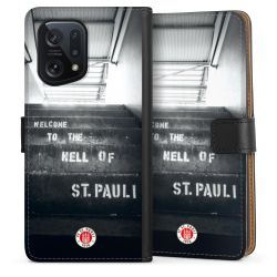 Sideflip mit langer Lasche schwarz