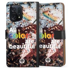 Sideflip mit langer Lasche schwarz