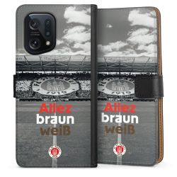 Sideflip mit langer Lasche schwarz