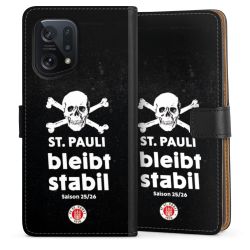 Sideflip mit langer Lasche schwarz