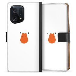 Sideflip mit langer Lasche schwarz