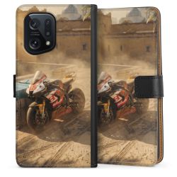 Sideflip mit langer Lasche schwarz