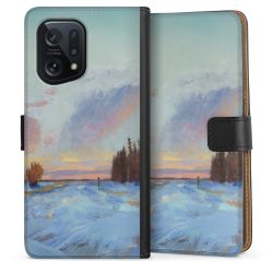 Sideflip mit langer Lasche schwarz