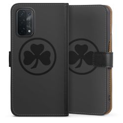 Sideflip mit langer Lasche schwarz