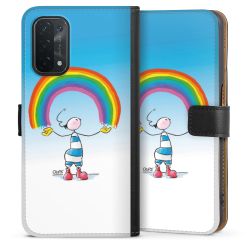 Sideflip mit langer Lasche schwarz