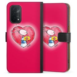 Sideflip mit langer Lasche schwarz