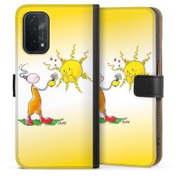 Sideflip mit langer Lasche schwarz