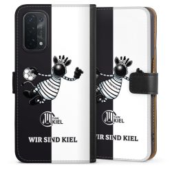 Sideflip mit langer Lasche schwarz