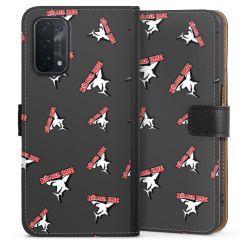 Sideflip mit langer Lasche schwarz