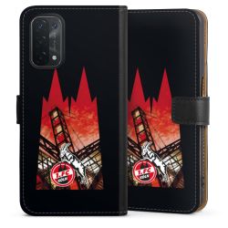 Sideflip mit langer Lasche schwarz