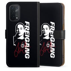 Sideflip mit langer Lasche schwarz