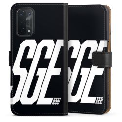 Sideflip mit langer Lasche schwarz