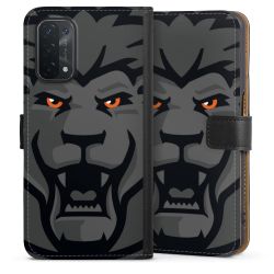 Sideflip mit langer Lasche schwarz