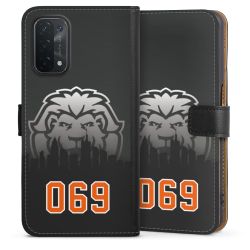 Sideflip mit langer Lasche schwarz