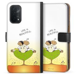 Sideflip mit langer Lasche schwarz