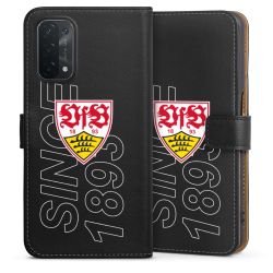 Sideflip mit langer Lasche schwarz