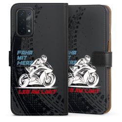 Sideflip mit langer Lasche schwarz