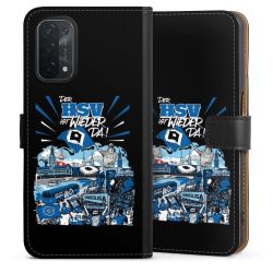 Sideflip mit langer Lasche schwarz