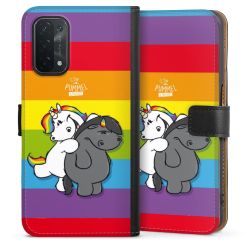 Sideflip mit langer Lasche schwarz