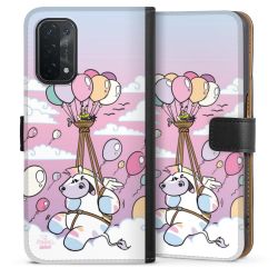 Sideflip mit langer Lasche schwarz