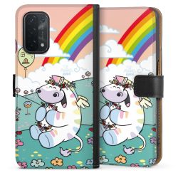 Sideflip mit langer Lasche schwarz