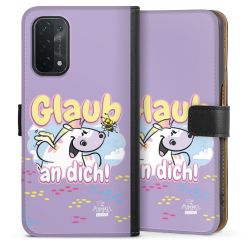 Sideflip mit langer Lasche schwarz