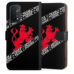 Sideflip mit langer Lasche schwarz